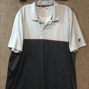 FILA GOLF POLO ATHLETIC EXERCISE WORKOUT 2XL